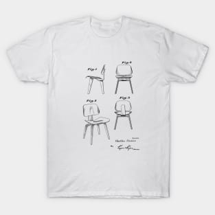 Chair Design Vintage Patent Drawing T-Shirt